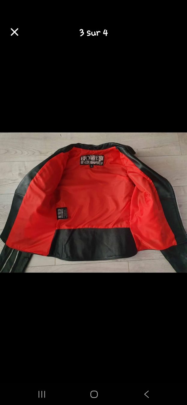Giacche: Veste, blouson en véritable cuire  XL – Nuovo (secondo la descrizione) da Fully venduto da Lacrymosa 2