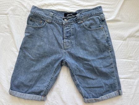 Doodah Jeans Shorts W32 light blue Denim guter Zustand