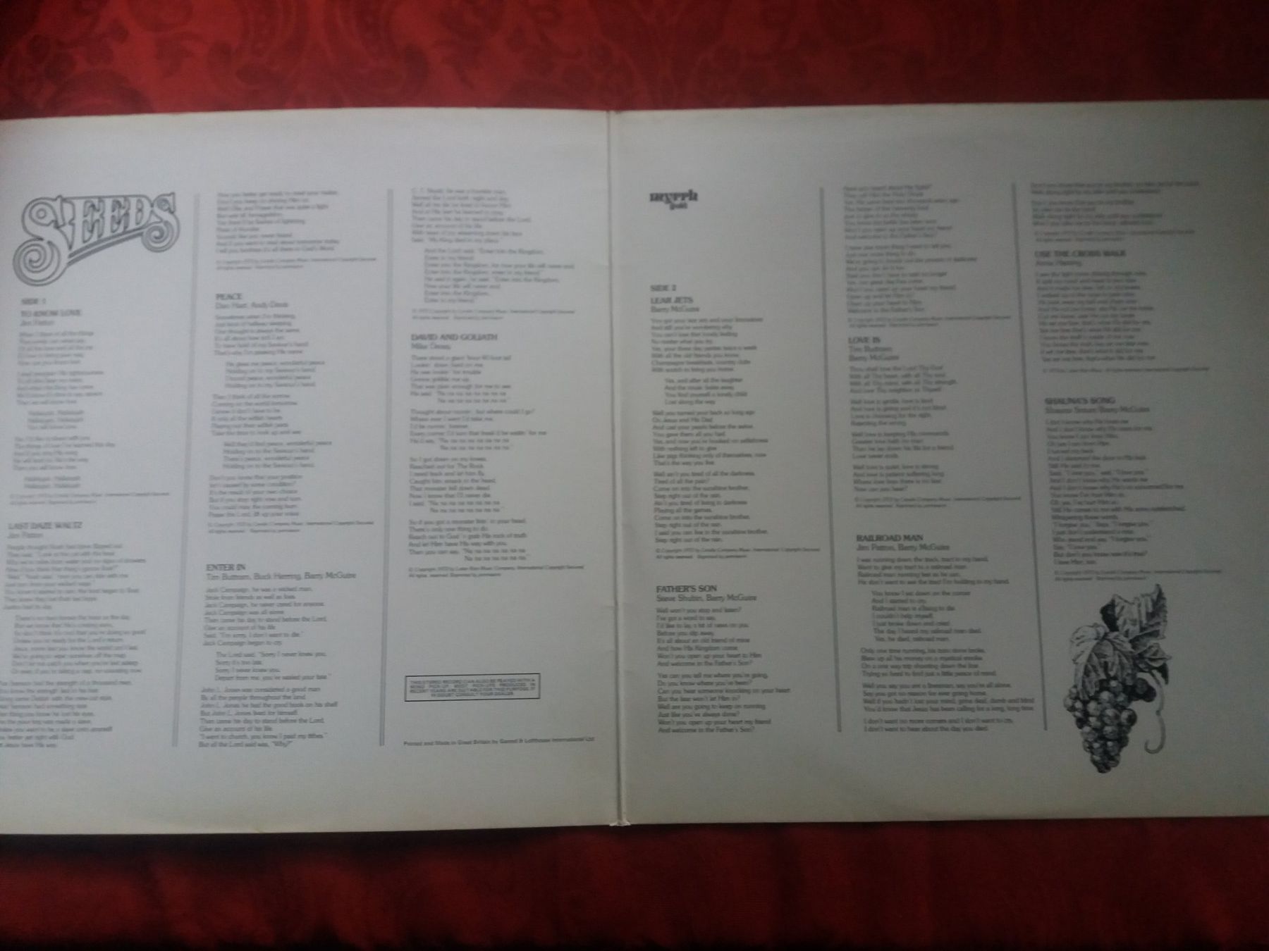 Dischi in vinile: LP (Barry McGuire) seeds – Usato da Meyrin venduto da toutatis 1