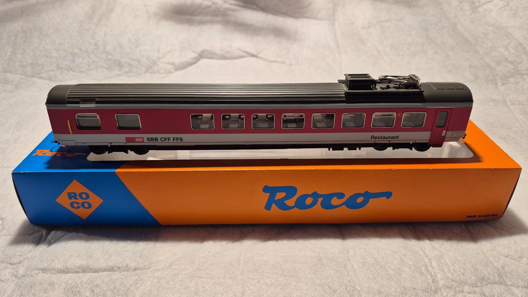 Roco Modellini di ferrovie: Roco Speiswagen EW IV SBB, H0, DC – Usato da Freienstein venduto da Gotthardlok 1
