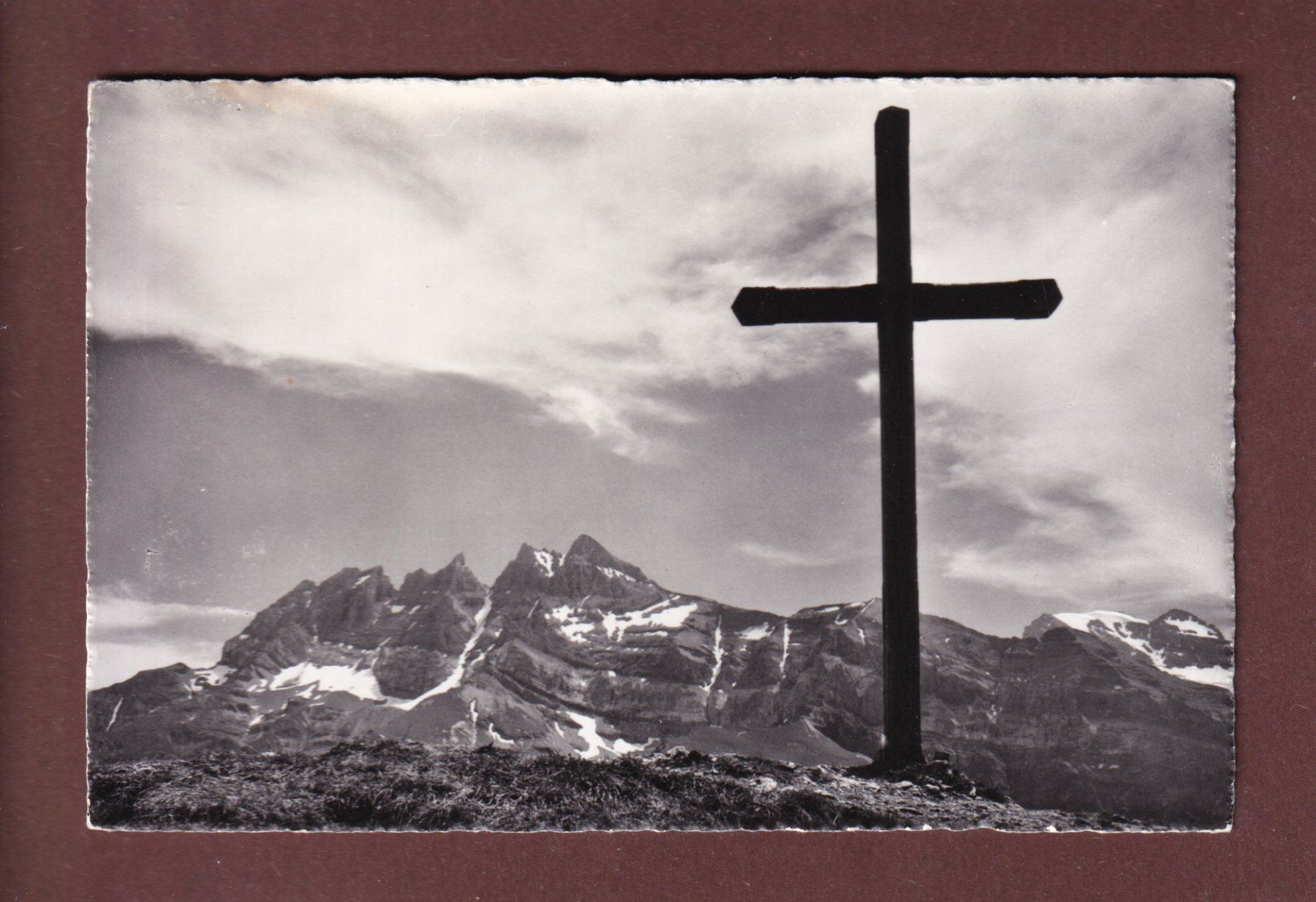 Ansichtskarten: CROIX DE CULET - Dents du Midi – Gebraucht aus Pully von nicecards-shop
