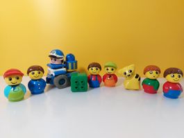 Lego (Duplo) Primo - Figurenset, Polizei, Katze...