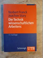 Die Technik wissenschaftlichen Arbeitens - Norbert Franck, J