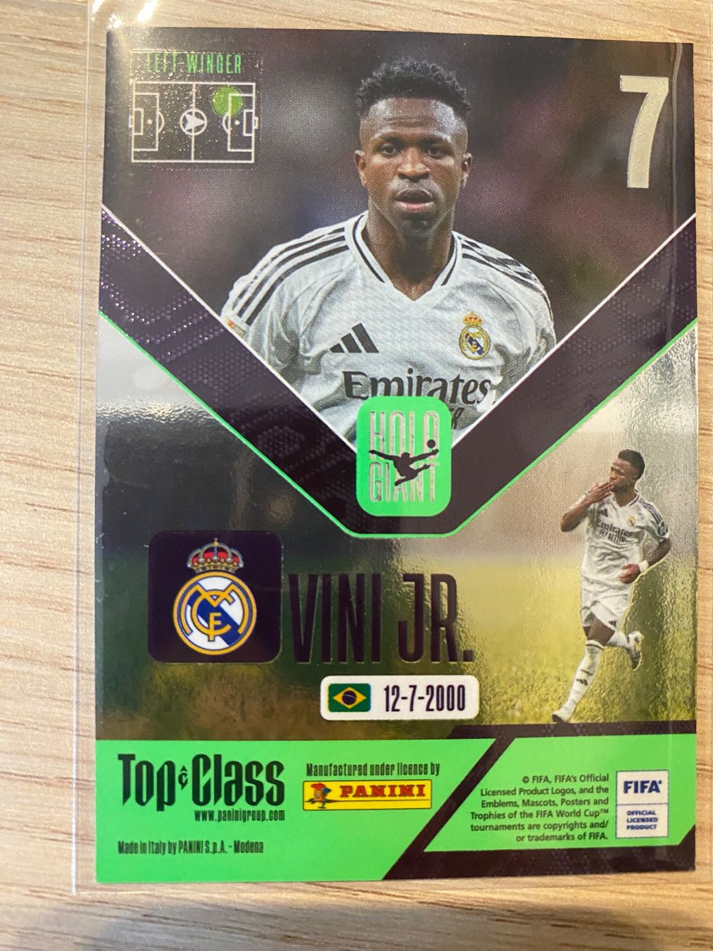 Panini Carte collezionabili: Panini Top Class 2025 Holo Giant Vini Jr. – Nuovo (secondo la descrizione) da Zürich venduto da BVBWINNER 1