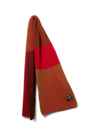 Schal Thinking Mu braun rot gestrickt, mehrfarbig neuwertig