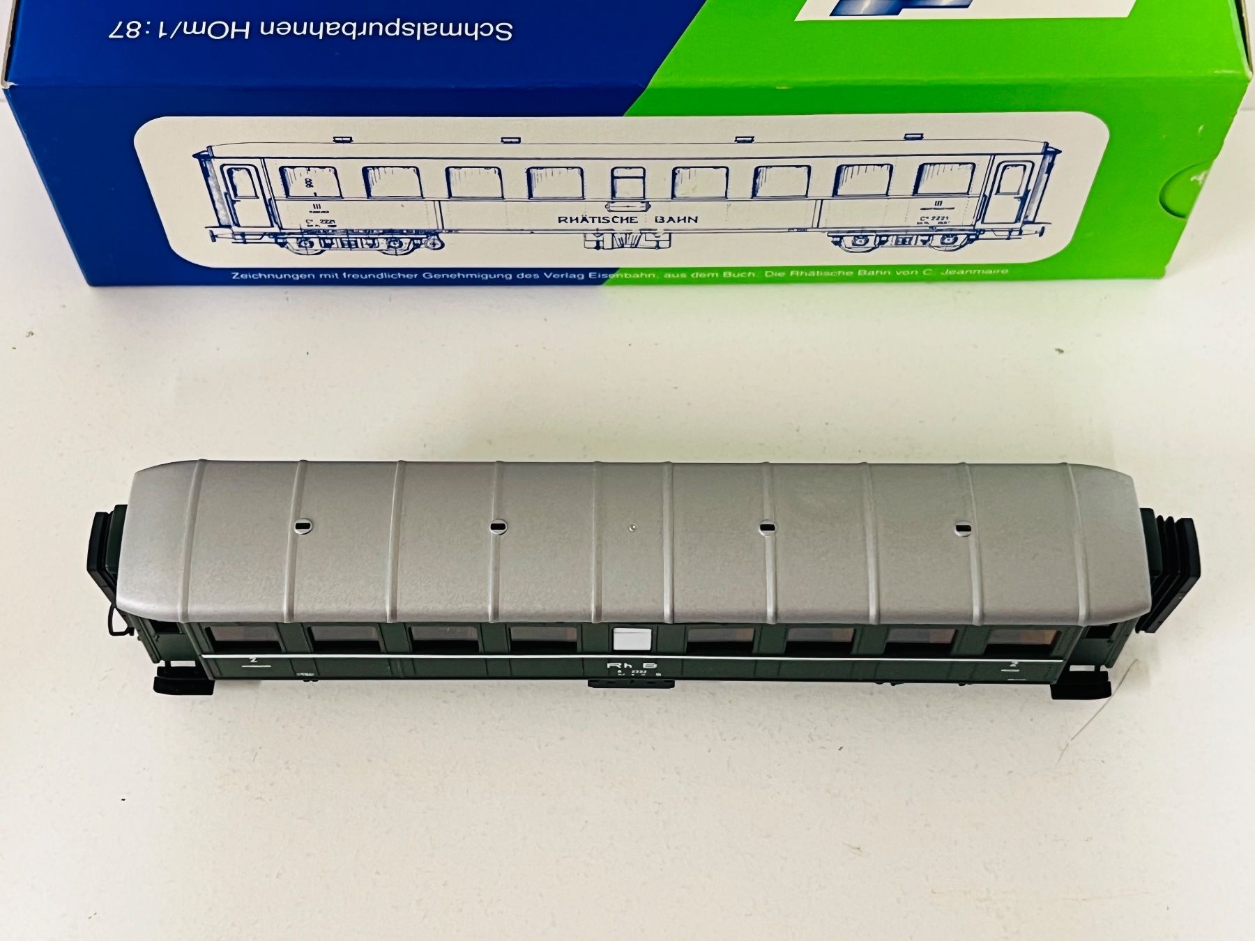 Modellini di ferrovie: STL-Models RhB B 2222 Personenwagen – Nuovo (secondo la descrizione) da Neuenhof venduto da ludovicco 5