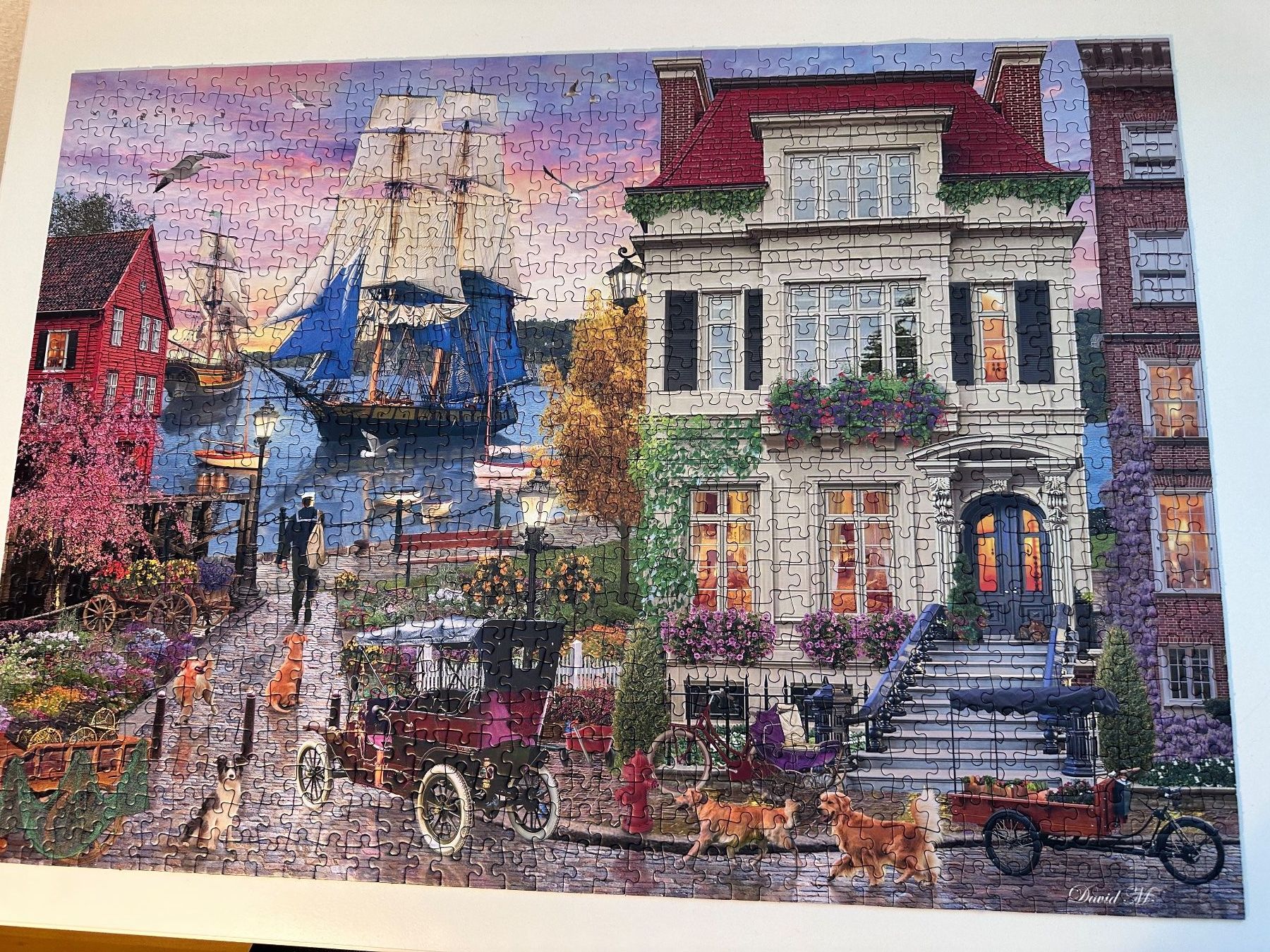Puzzles: Schmidt 1000 Puzzle "Schiff im Hafen" – Gebraucht aus Zürich von babssusch 1