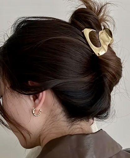 Haarschmuck: Elegantes, einfarbiges Haar-Accessoire mit Hai-Clip, klein – Neu und originalverpackt aus Bellinzona von ModaLugano 2