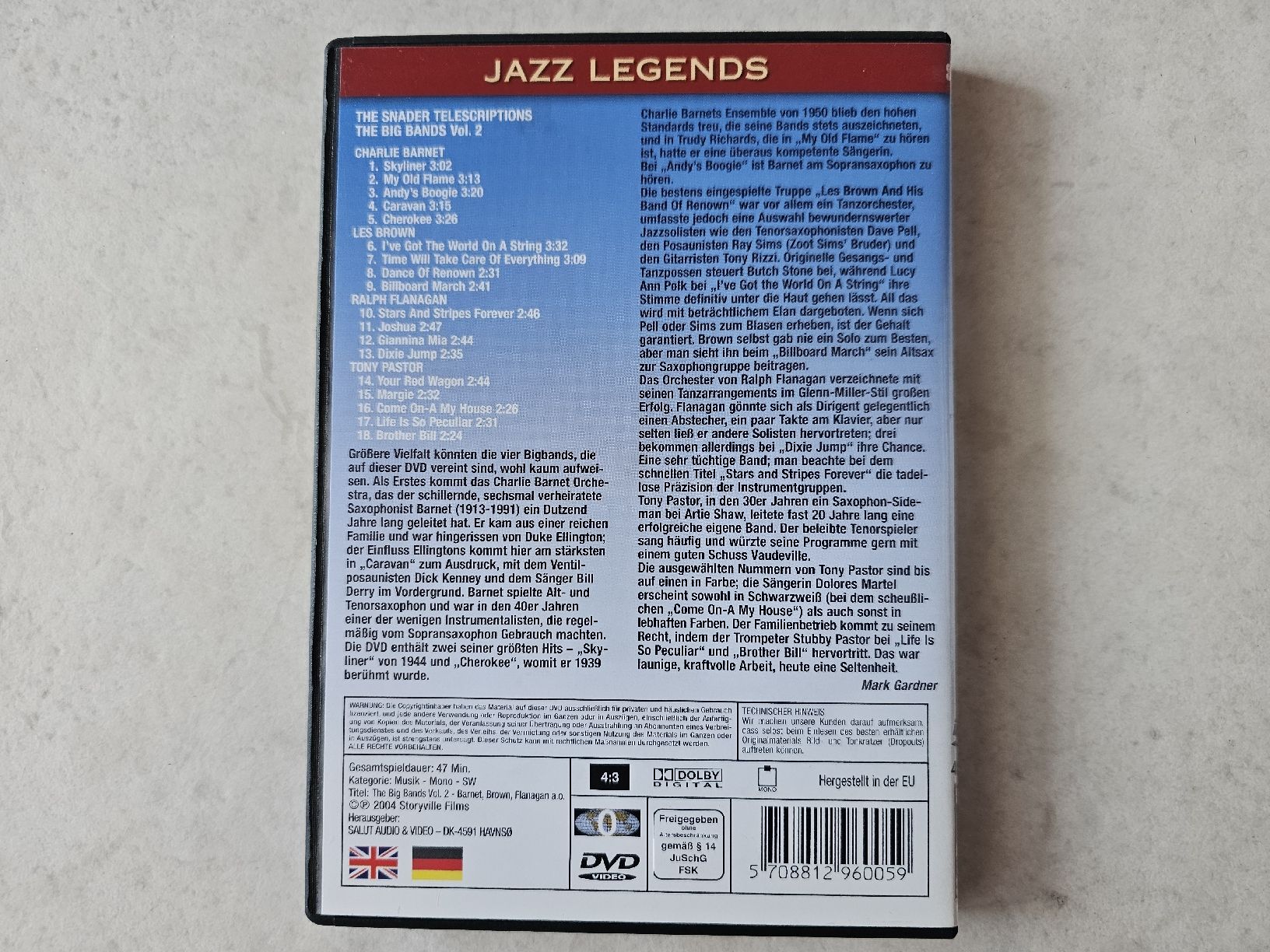 Tutti i DVDs: The Big Bands Volume 2  (Jazz) – Usato da Schneisingen venduto da backstore24 1