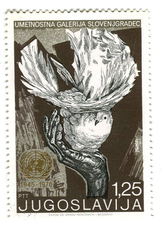Tous les timbres: Briefmarke "UNO". Jugoslawien – Neuf avec emballage d'origine à Basel par Butsch5
