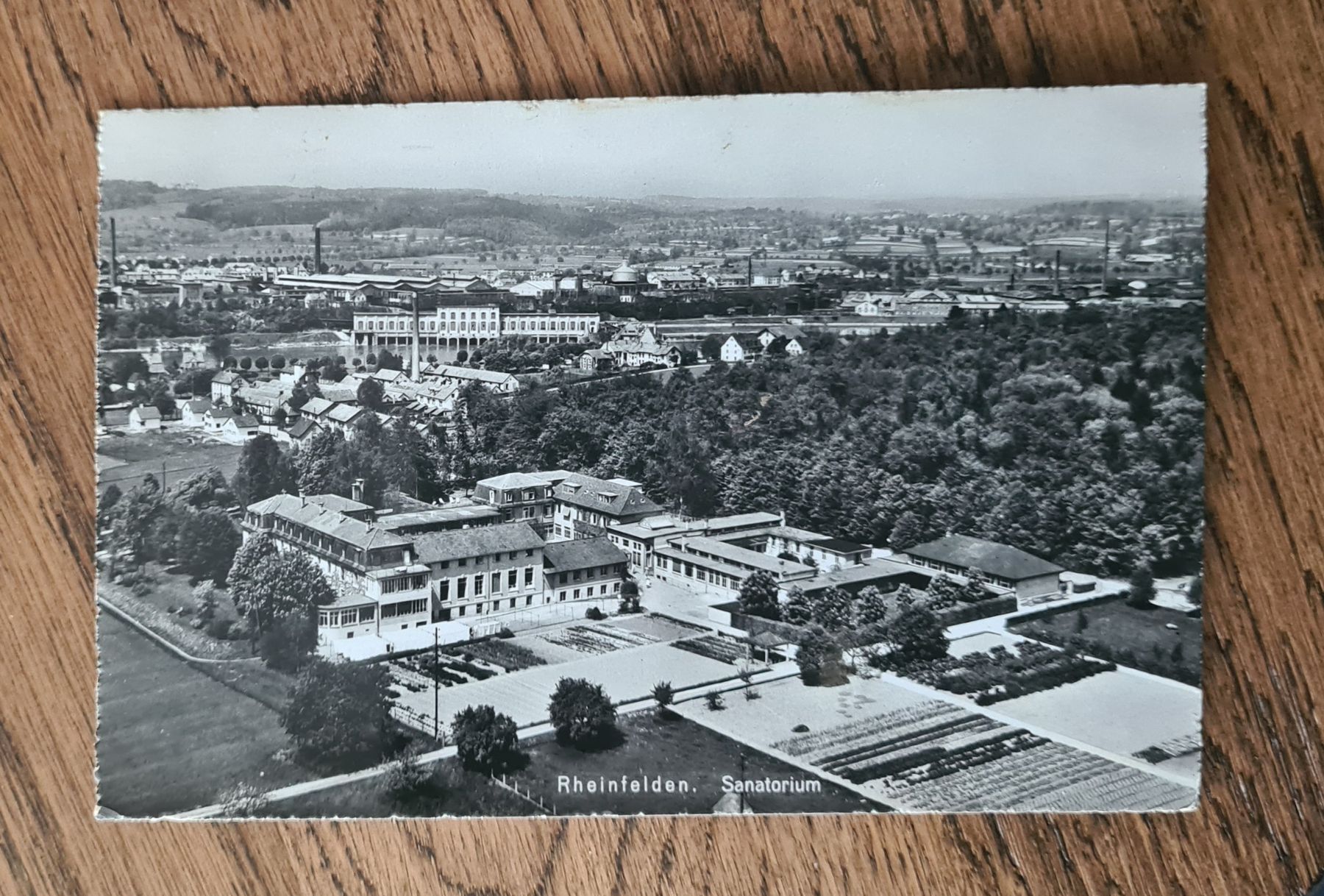 Cartoline postali: Rheinfelden Sanatorium 1957 – Usato da Ebikon venduto da Donar50