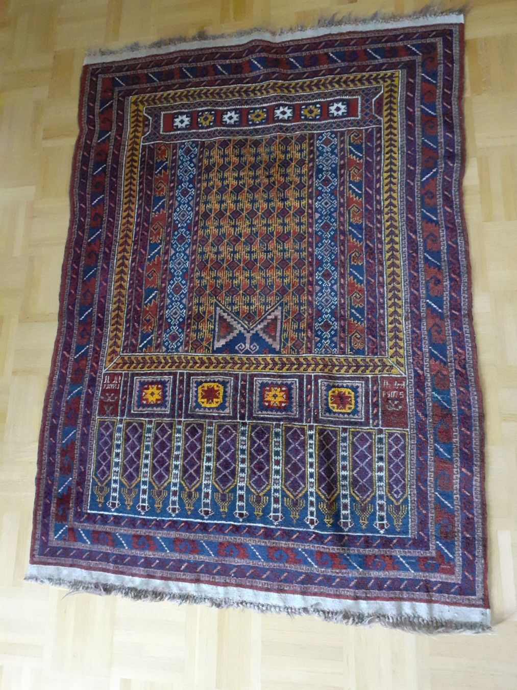 Teppiche: Beloutsch Teppich alt, 92 x 132 cm – Gebraucht aus Basel von Christallina 2
