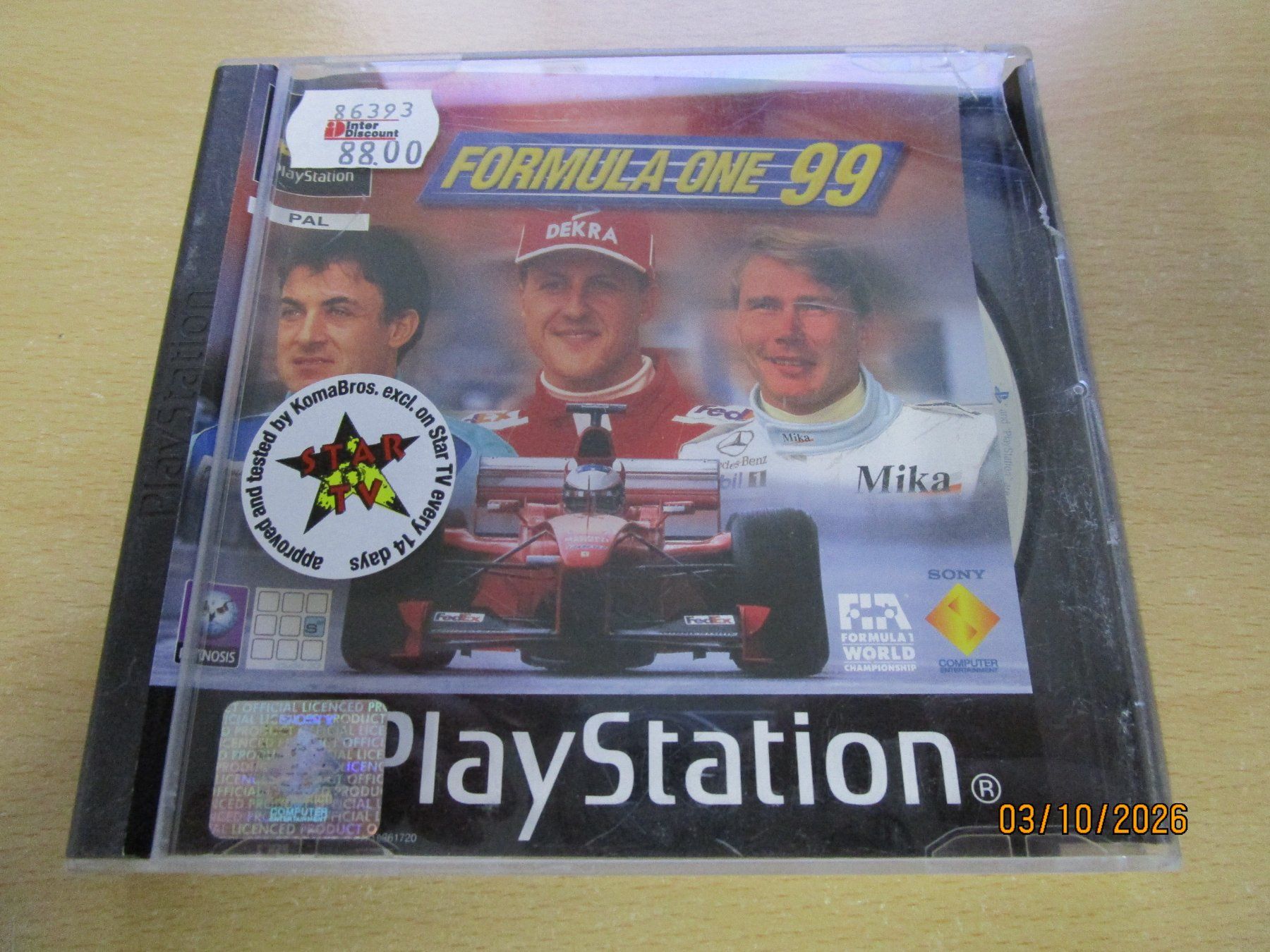 Sony Spiele: Formula One 99  Playstation 1 PSX PS One – Gebraucht aus Goldau von agestuffer