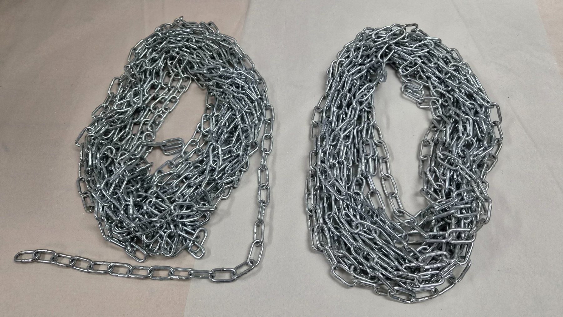 Catenine: Gliederkette 2 x 12.5 Meter lang – Nuovo e nell'imballaggio originale da Steinhausen venduto da Z72