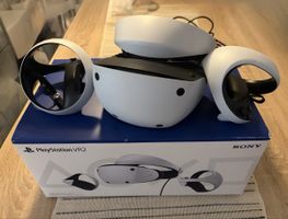 Sony PlayStation VR2 Headset und Controller mit PC Adapter