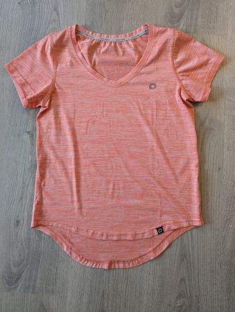 Sportliches Damen T-Shirt Grösse 36, Lachs