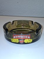 RAMSEIER Werbe Aschenbecher Rauchglas Schweiz Vintage
