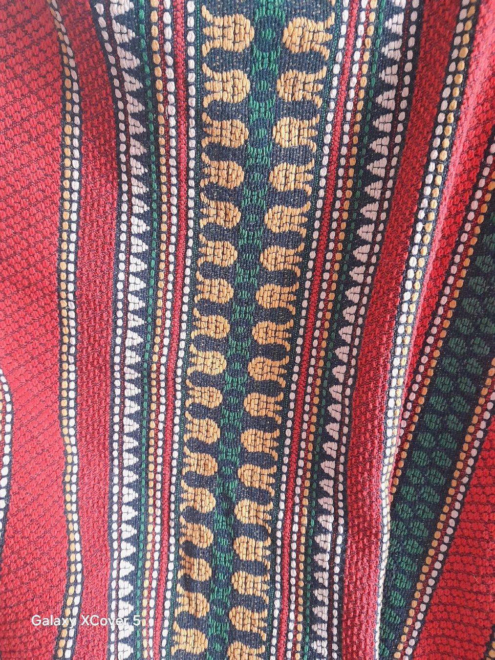 Coperte: Coperta a righe rosse  dorati e verdi – Usato da Carena venduto da bdi_dz9m 1