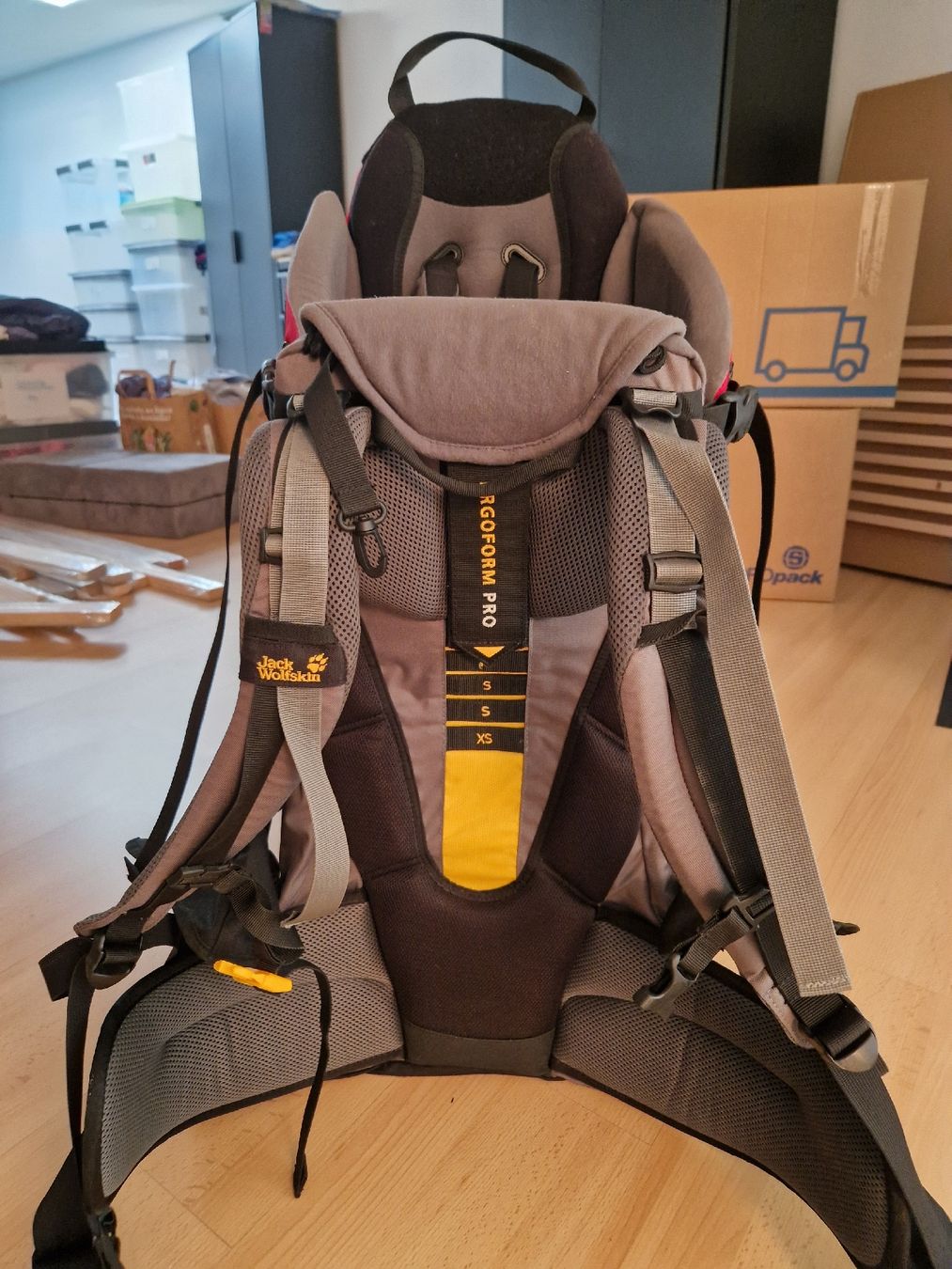 Jack Wolfskin Marsupi portabebè: Rückentrage Jack Wolfskin Ergoform Pro – Usato da Hinwil venduto da SanKon 1