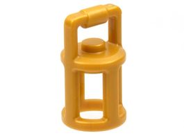 Lego Utensil Laterne perlgold (3776)
