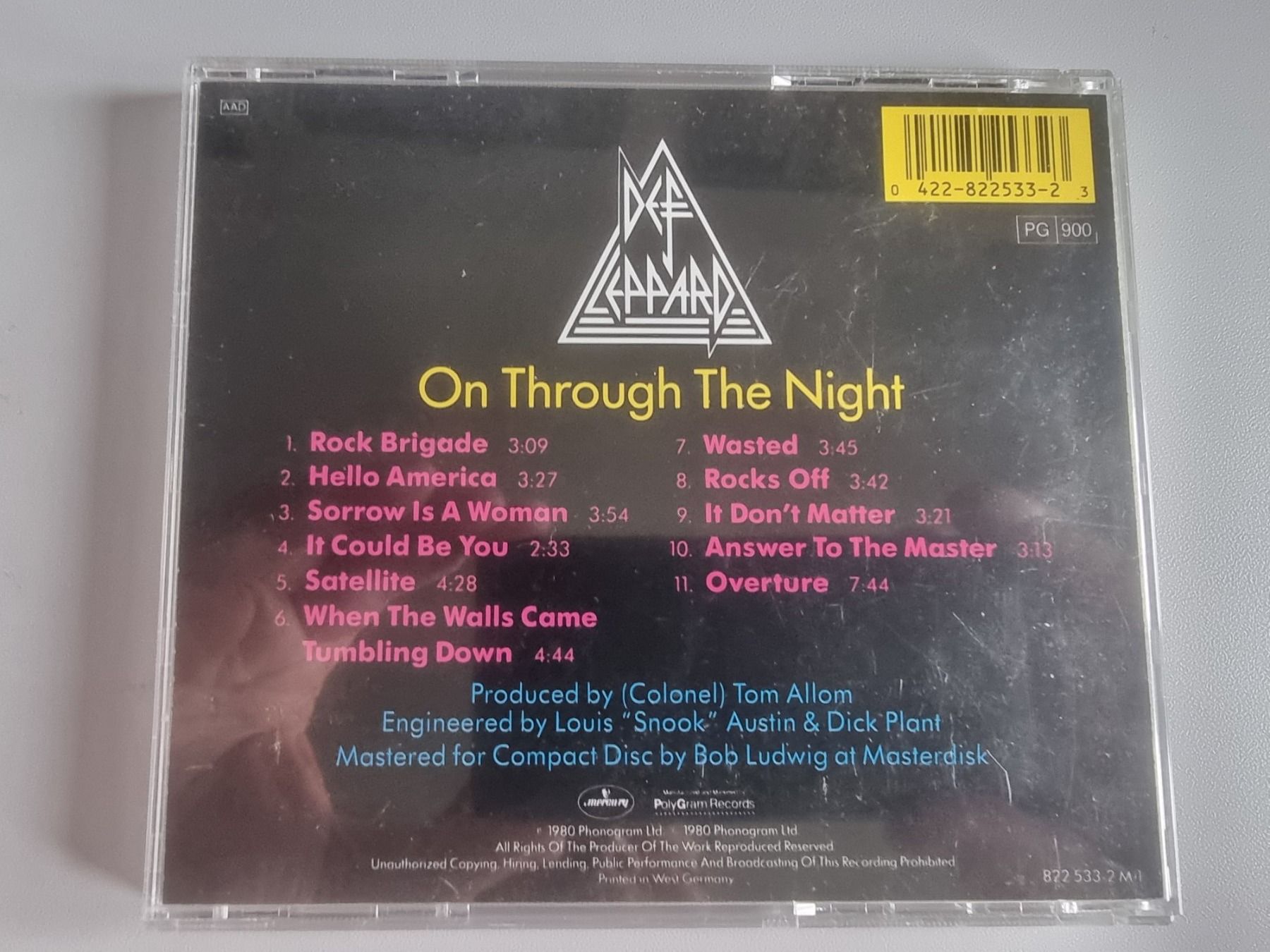 CD: CD Def Leppard - On Through The Night – Usato da Schaffhausen venduto da Kellerrassel 1