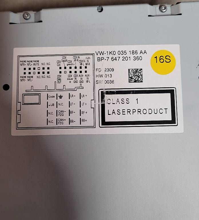CD: Original VW Golf VI Radio CD Player – Usato da Küssnacht am Rigi venduto da Chalet37 2