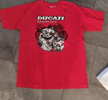 Cooles Ducati Schnyder Corse T-Shirt, Grösse M, Top Zustand!
