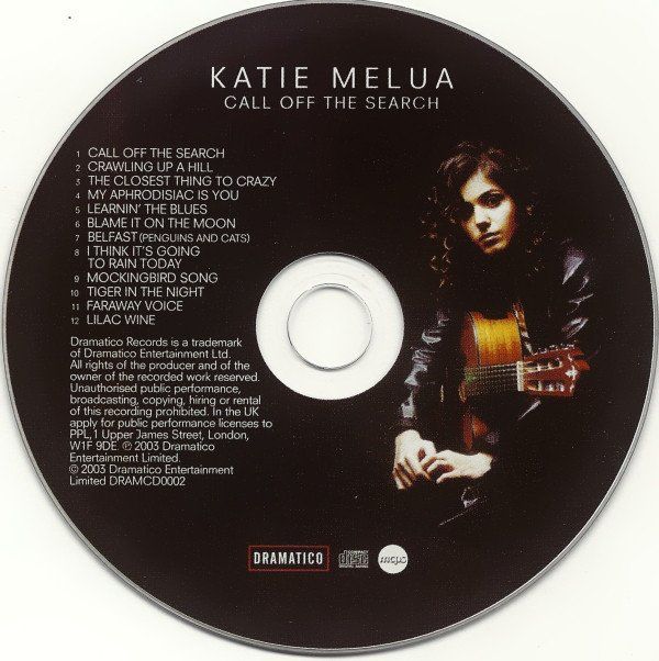 CDs: Katie Melus - Call Off the Search – Gebraucht aus Unterbäch von waqil 2