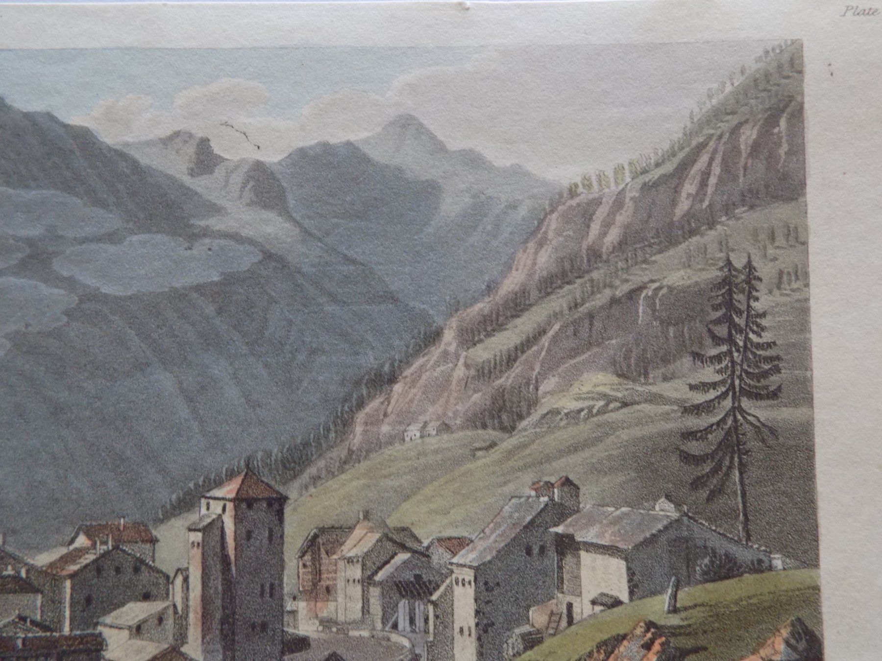 Gravures: View village Simplon Valais – D'occasion à Risch par Rischli15 5