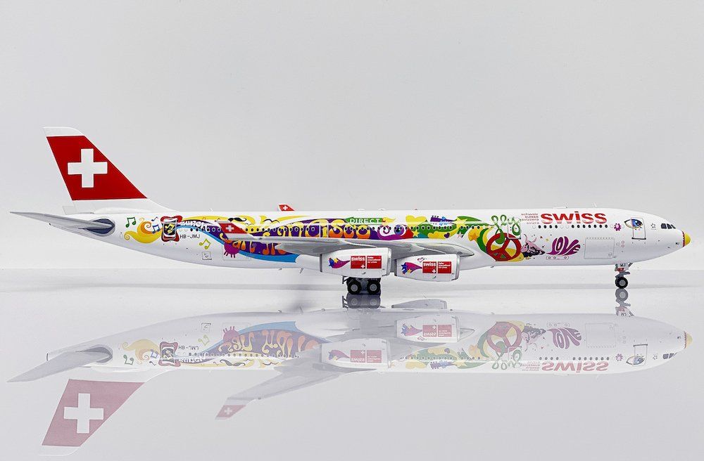 Swiss Modellbausätze & Standmodelle: A340-300 SWISS "San Francisco" 1:200 – Neu und originalverpackt aus Morges von iljamuromez 1