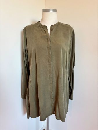 Tom Tailor Tunika Bluse in olive (Gr. 40)