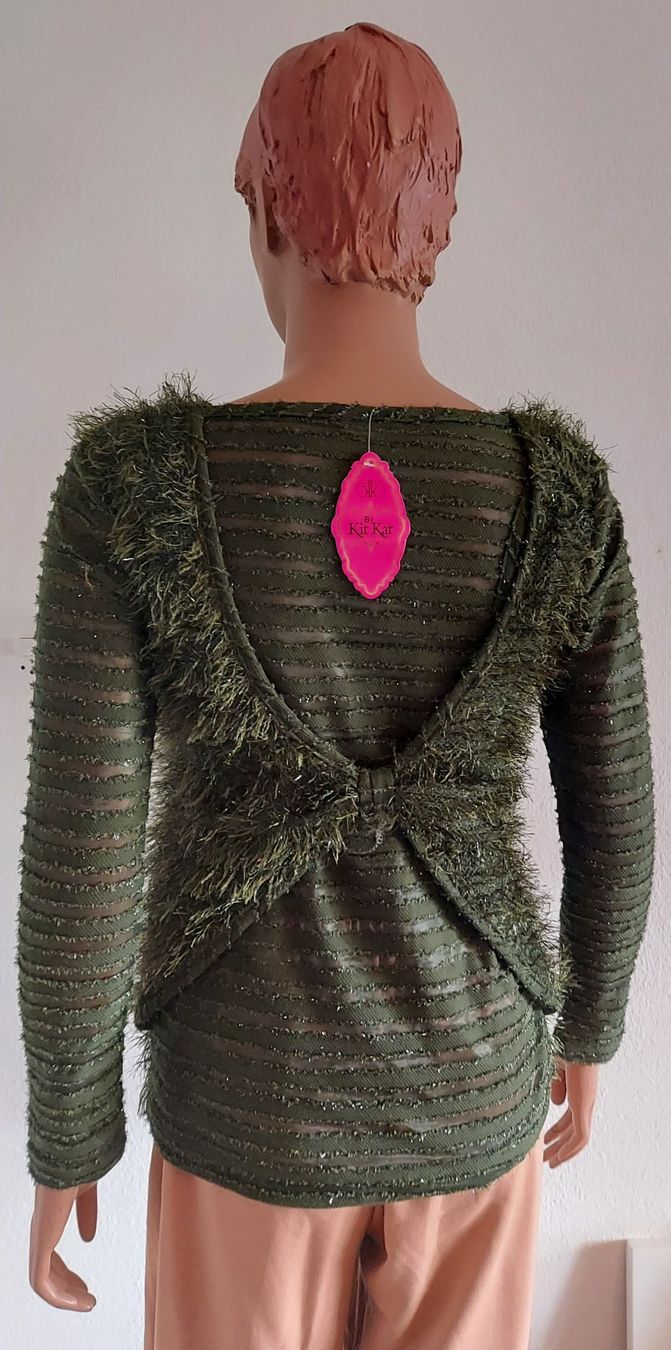 Pulls & Sweat-shirts: Neuer glitzerner Damen Pullover mit Flamingo, Gr. L – Neuf avec emballage d'origine à Basel par Mazzo84 1