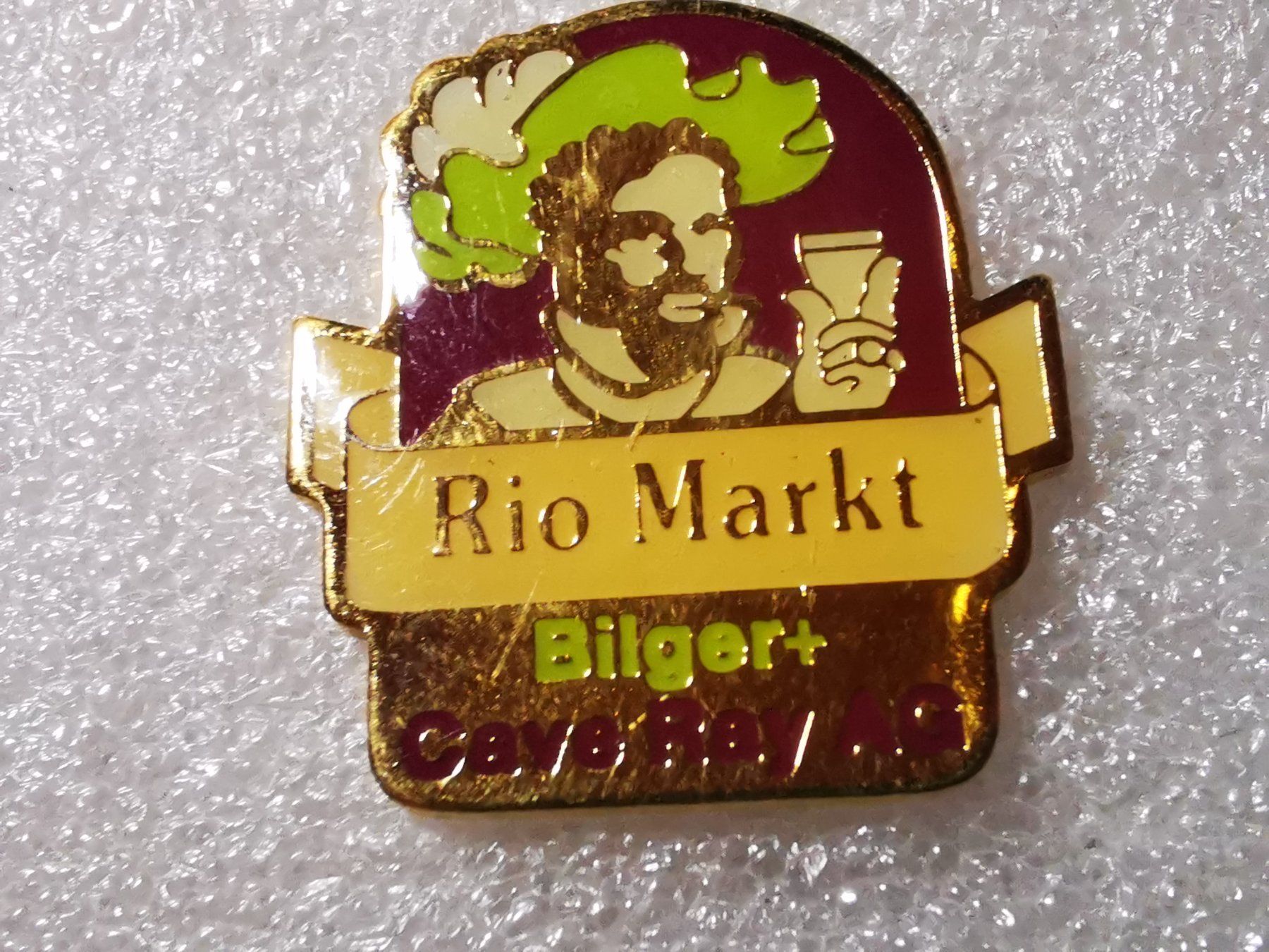 Placchette & Badge: Ansteckpin 15: Rio Markt – Usato da Oppligen venduto da Pin-Fall-Shop