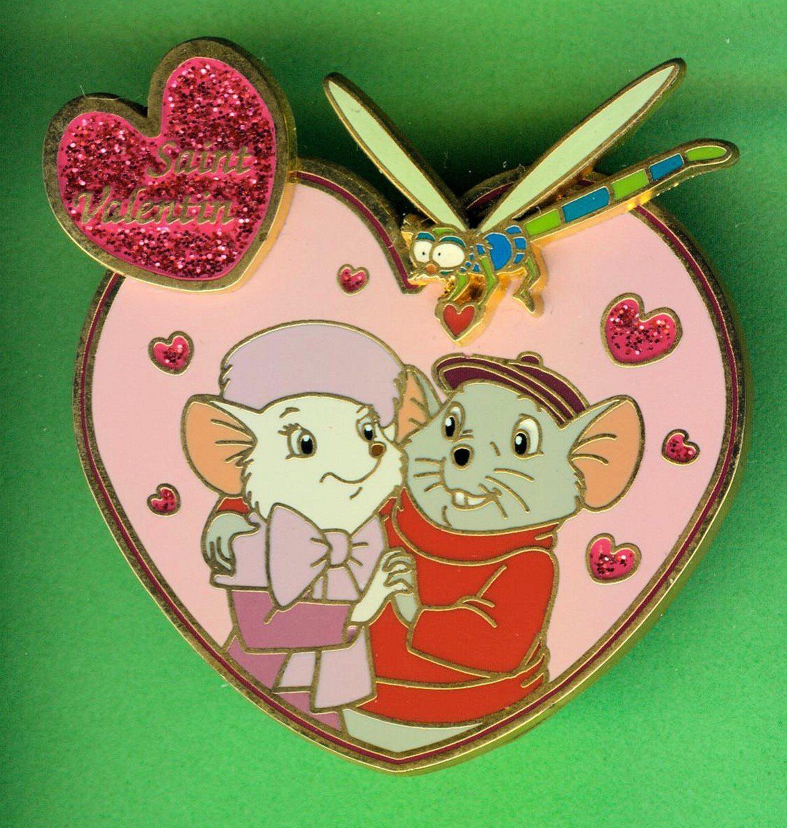 Disney Placchette & Badge: Disney   BERNARD & BIANCA  Valentinstag  Lim.637/900 – Usato da Winterthur venduto da Sammleroase