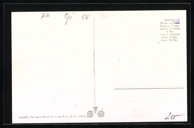 Cartoline postali: AK Wohlen, Ortsansicht mit Kirche – Usato da Berlin venduto da bartko-reher 1