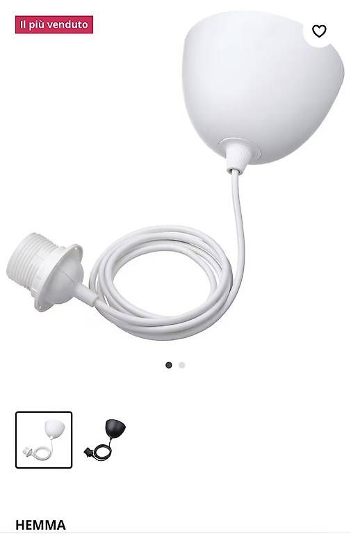 Lampade: Lampade Hemma Ikea – Usato da Massagno venduto da mar_htl6 3