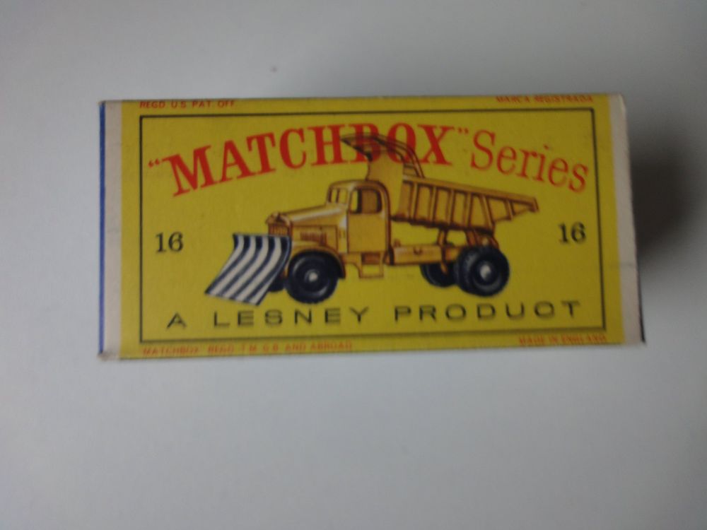 Matchbox Scammell Mountaineer Snowplough - N°16 - Boîte D'origine - État Très Bon - Collection