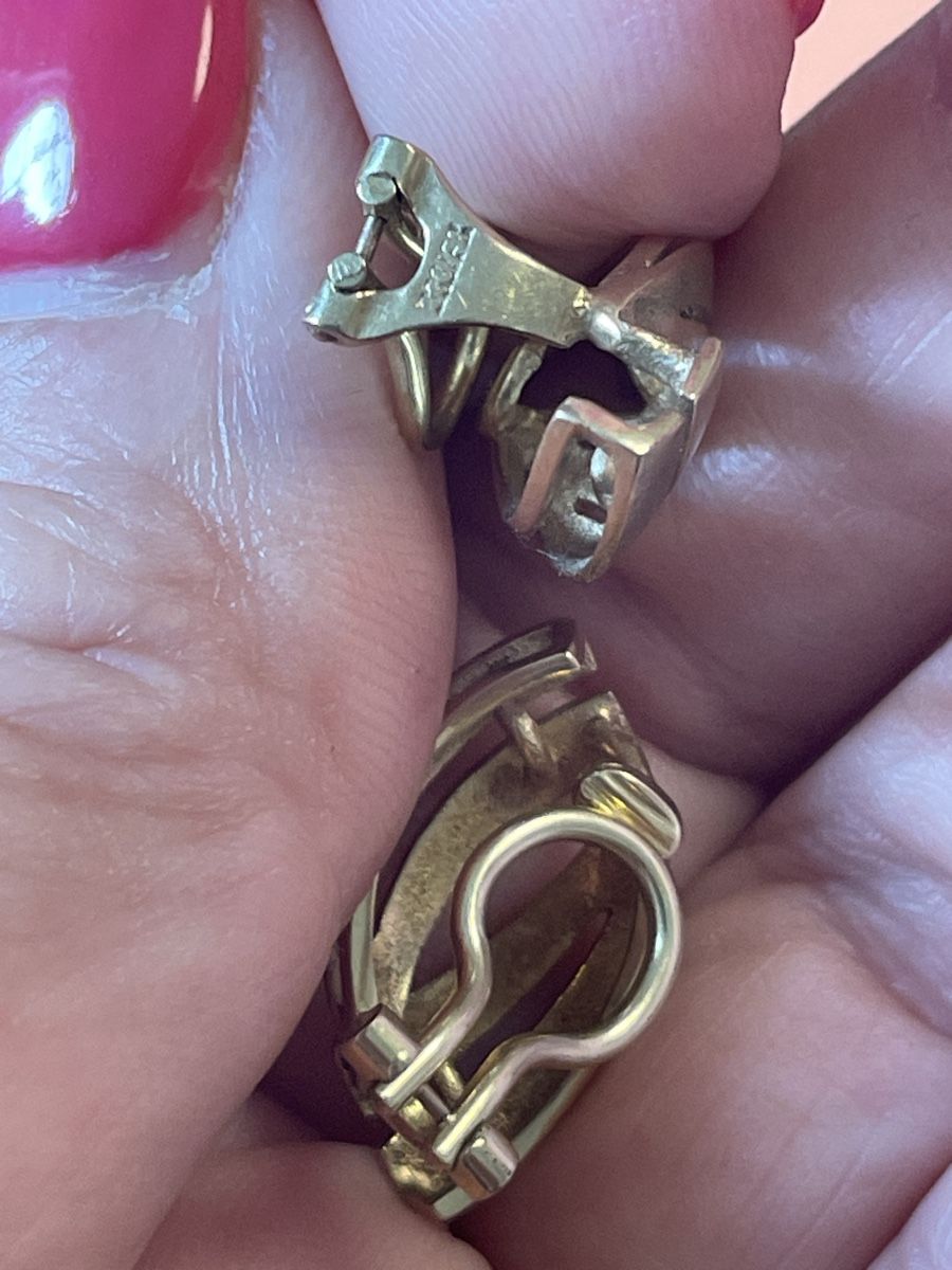 Boucles d'oreille: Boucles d’oreilles en or Vintage – D'occasion à Montreux par Pipo7878 2