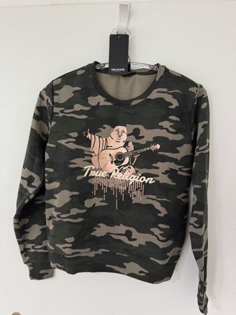 True Religion Camo Pullover, Gr. S, Neu mit Etikett!