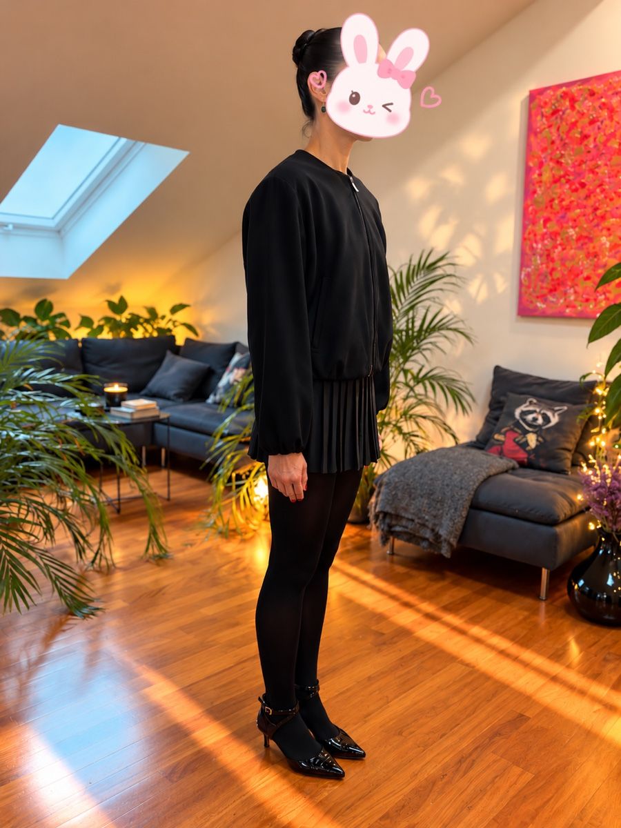 Giacche: Black Bomber Jacket Size - S – Usato da Basel venduto da ais_hf25 3