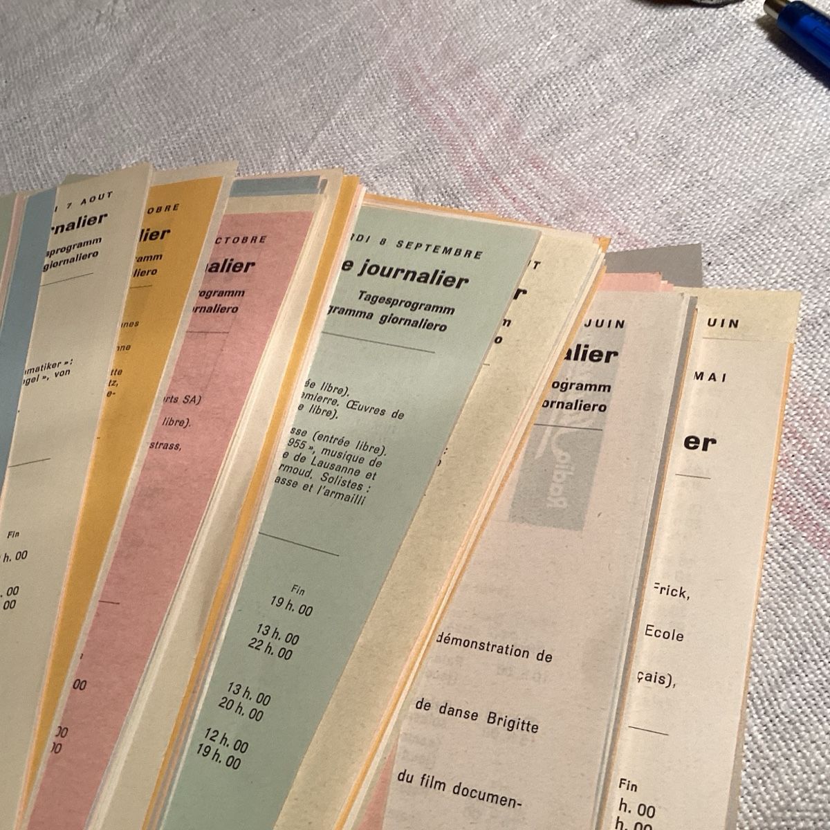 Documenti: Expo 1964 (1plan de circulation)+ 150 programmes journaliers – Usato da Luc (Ayent) venduto da Rebouille 2