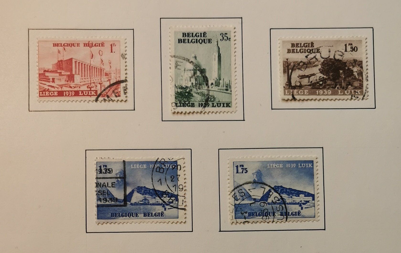 Alle Briefmarken: Belgien 1939 – Gebraucht aus Aadorf von Chnorli-Furz