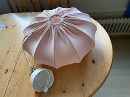 Lampe suspension rose pèche, idéal pour chambre d'enfant
