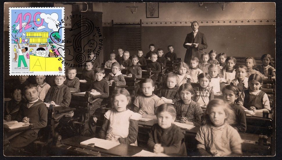 Tutti i francobolli: Maximumkarte Volksschule - antikes Unikat – Nuovo (secondo la descrizione) da Dottikon venduto da haeusibuh5