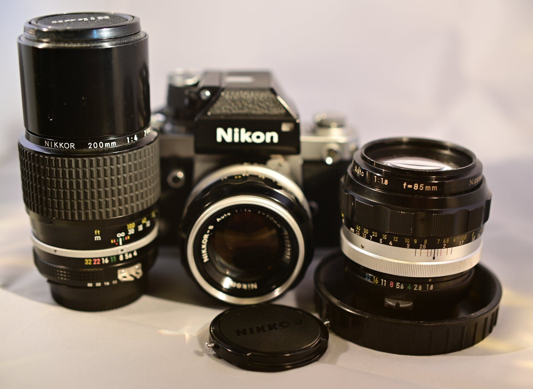 Nikon Kamera: Nikon F2 mit drei Objektiven – Gebraucht aus Uster von Stoessda 3