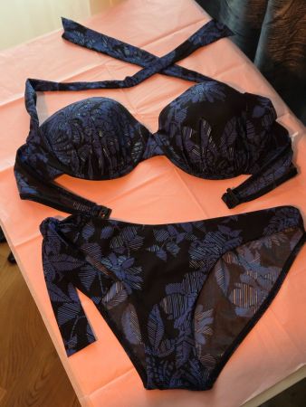 Sloggi Bikini-SET–Grösse 80D (Oberteil)& S (Slip),Gepolstert