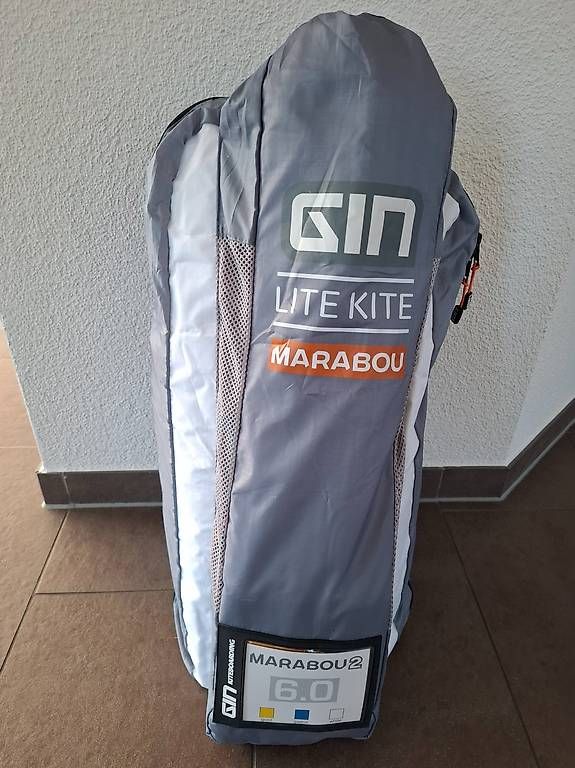 Aquilone: Hybridkite Gin Marabou 2, Grösse 6 qm – Nuovo (secondo la descrizione) da Seedorf UR venduto da Jsector