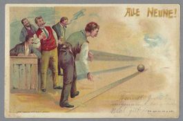 BOWLING, GEHGEN DAS LICHT HALTEN (METEOR), SCHÖNE LITO *