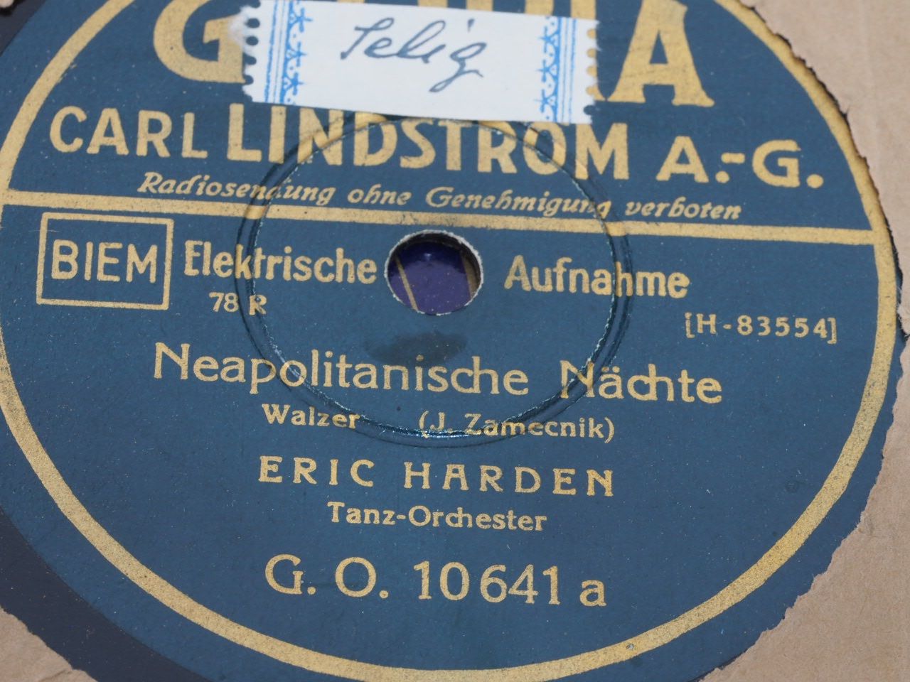 Schallplatten: DISQUES 78 TOURS – Gebraucht aus Lausanne von Leag 3