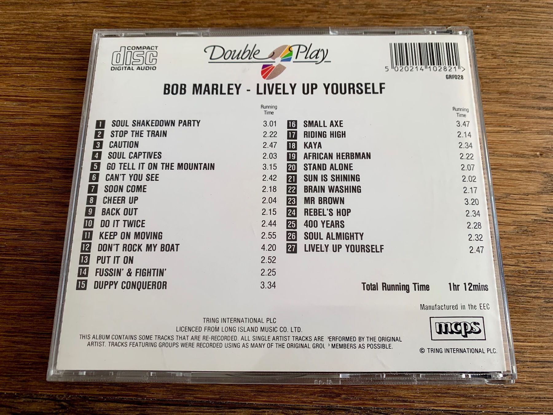 CD: Bob Marley CD - Lively up yourself – Usato da Pontresina venduto da il-bain 1